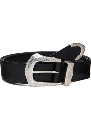 Toga Virilis Black Buckle Wide Belt