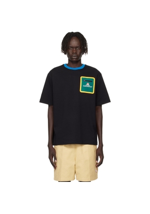 Casablanca Black Montagne Short Sleeve T-shirt