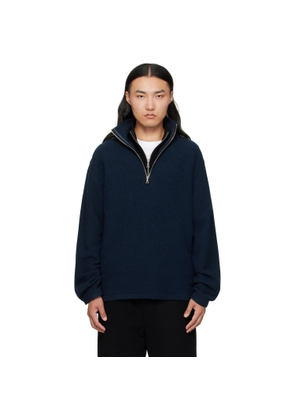 Rier Navy Fleece Sweater