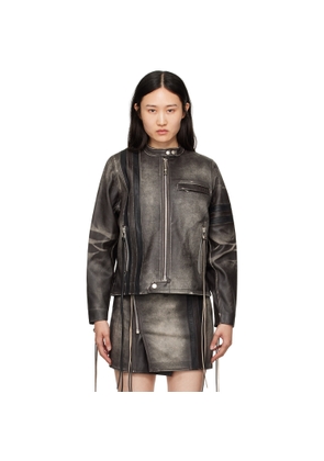 EYTYS SSENSE Exclusive Brown Damon Leather Jacket