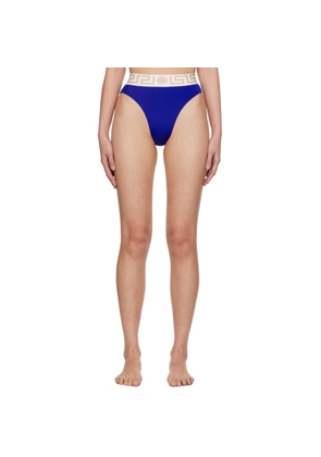 Versace Underwear Blue Vita Bikini Bottoms