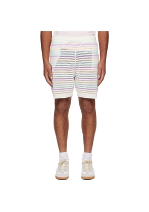 Casablanca Multicolor Crochet Shorts