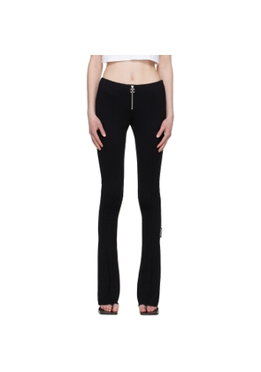 Off-White Black Heavy Jersey Slim Trousers