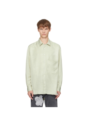 FORMA Green Fluid Pocket Shirt