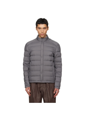 Moncler Gray Selves Short Down Jacket