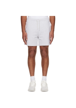 Casablanca Gray 'Casablanca' Logo Patch Shorts