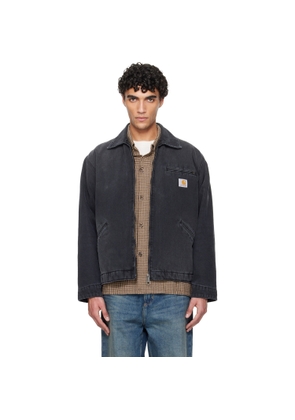 Carhartt Work In Progress Black OG Detroit Denim Jacket
