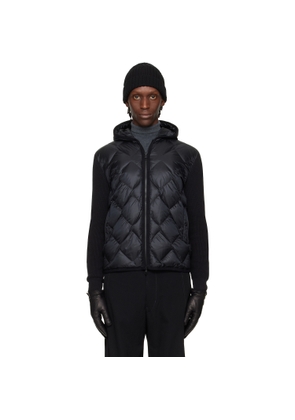 Moncler Black Archivio Cardigan Down Jacket