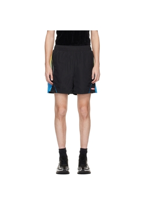 Casablanca Black Gradient Football Shorts