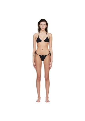 Agent Provocateur Black Lorna Bikini Top