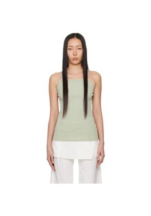 LOW CLASSIC Green Halter Neck Camisole