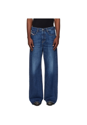 Diesel Blue 2001 D-Macro 09i27 Relaxed Jeans