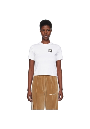 Palm Angels White 'Ski Club' T-Shirt