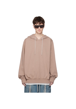 Rick Owens DRKSHDW Taupe Temple Oversized Hoodie