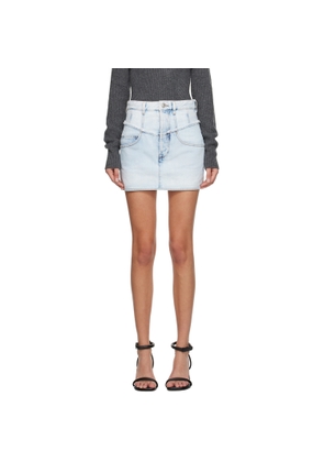 Isabel Marant Blue Narjis Denim Miniskirt