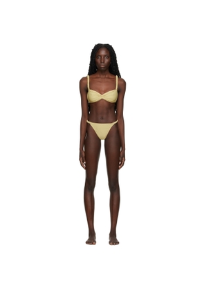Diotima Yellow Matte Ruch Bikini