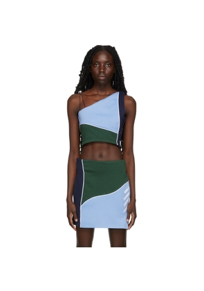 Ahluwalia Blue & Green Twice As Nice Tank Top