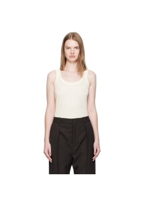 LEMAIRE Off-White Rib Tank Top