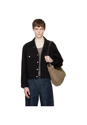 LEMAIRE Black Trucker Denim Jacket
