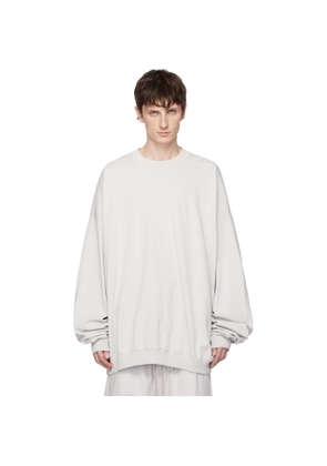 Rick Owens DRKSHDW Off-White Temple Hun Crewneck Sweatshirt