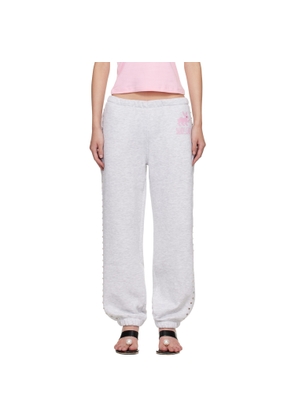 Sandy Liang Gray Lucius Sweatpants