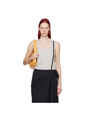 LEMAIRE Gray Bias-Cut Tank Top