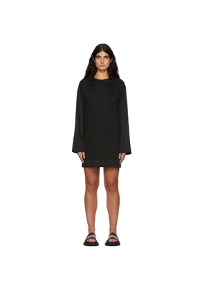 Raquel Allegra Black Jersey Phoebe Dress