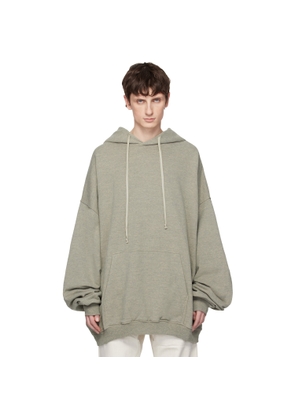 Rick Owens DRKSHDW Gray Temple Hun Hoodie