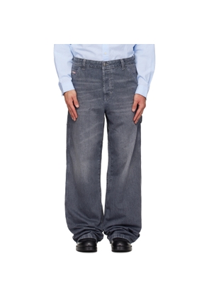 Diesel Gray D-Livery-W Jeans