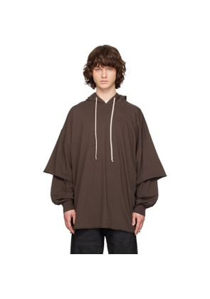 Rick Owens DRKSHDW Gray Temple Tommy Hustler Hoodie