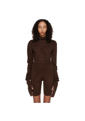 SELASI SSENSE Exclusive Brown KBN Knitwear Edition Bodysuit