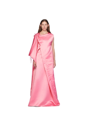 MARIE ADAM-LEENAERDT Pink Kaftan Maxi Dress