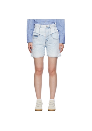 Isabel Marant Blue Oreta Denim Shorts