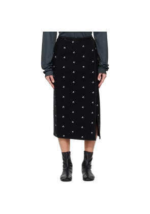 Rier Black Walker Midi Skirt