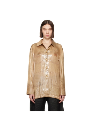 Alexander Wang Tan Trompe L'œil Shirt