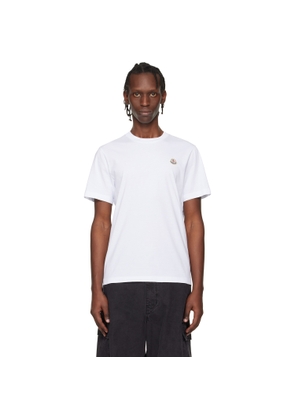 Moncler Three-Pack White Logo Patch Cotton T-shirts