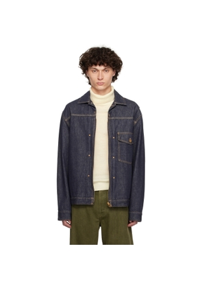 Moncler Genius Mercedes-Benz by NIGO Navy Nepit Denim Jacket