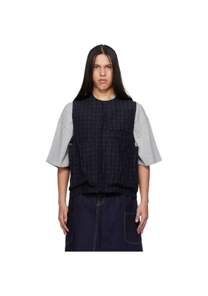 Toogood Black & Blue 'The Roper' Vest