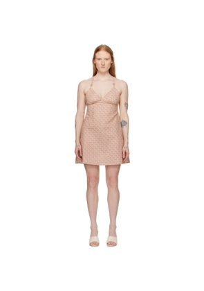 Palm Angels Pink Banana Minidress