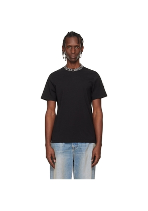 Moncler Black Logo-Trimmed Cotton T-shirt