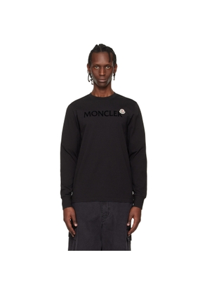 Moncler Black Logo Cotton Sweatshirt