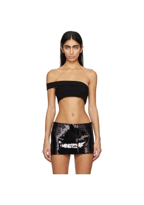Mônot Black Asymmetric Top