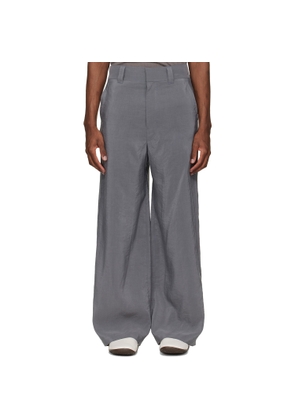LEMAIRE Gray Straight Tailored Trousers