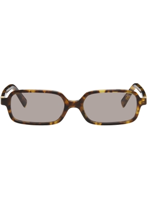 Miu Miu Eyewear Brown Miu Regard Sunglasses