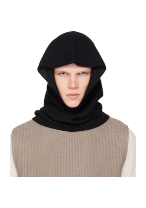 HOMME PLISSÉ ISSEY MIYAKE Black Cashmere Winter Gear Snood