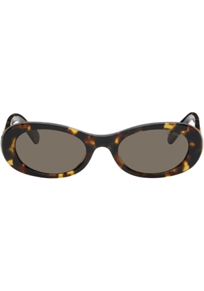 Miu Miu Eyewear Brown Miu Glimpse Sunglasses