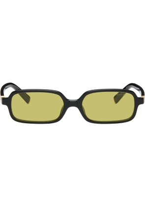 Miu Miu Eyewear Black Miu Regard Sunglasses
