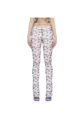 PRISCAVera White Nylon Lounge Pants