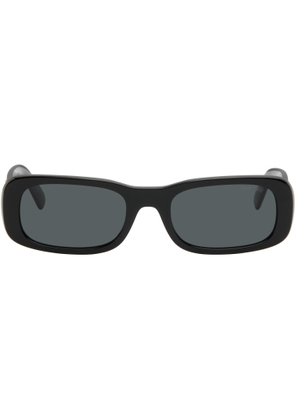 Miu Miu Eyewear Black Square Acetate Sunglasses