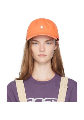 Carhartt Work In Progress Orange Madison Logo Cap